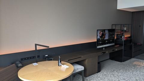 Modern room interior and furniture