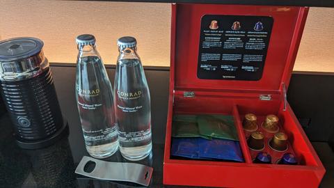 In-room mini bar selections