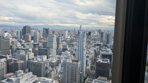 Sky-high views from the guest room