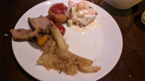 So many choices at the buffet!