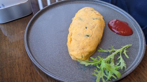 Delicious breakfast spread