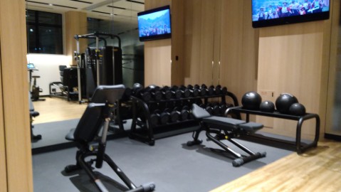 Well-equipped gym facilities