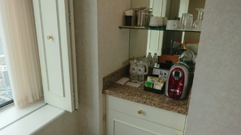 Minibar selection.