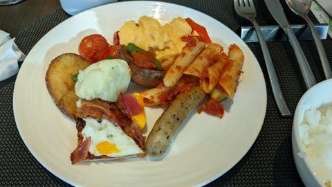 朝食ビュッフェ