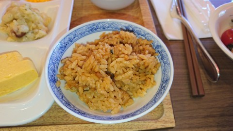朝食一部