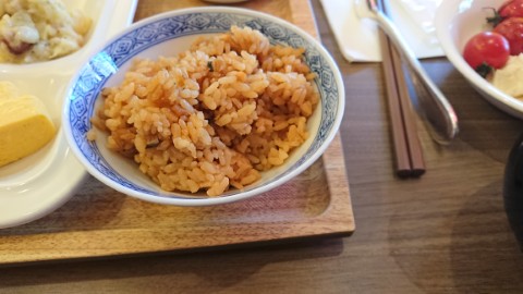 朝食一部