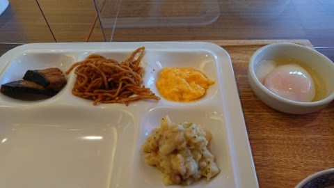 朝食一部