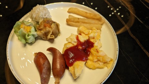 朝食会場