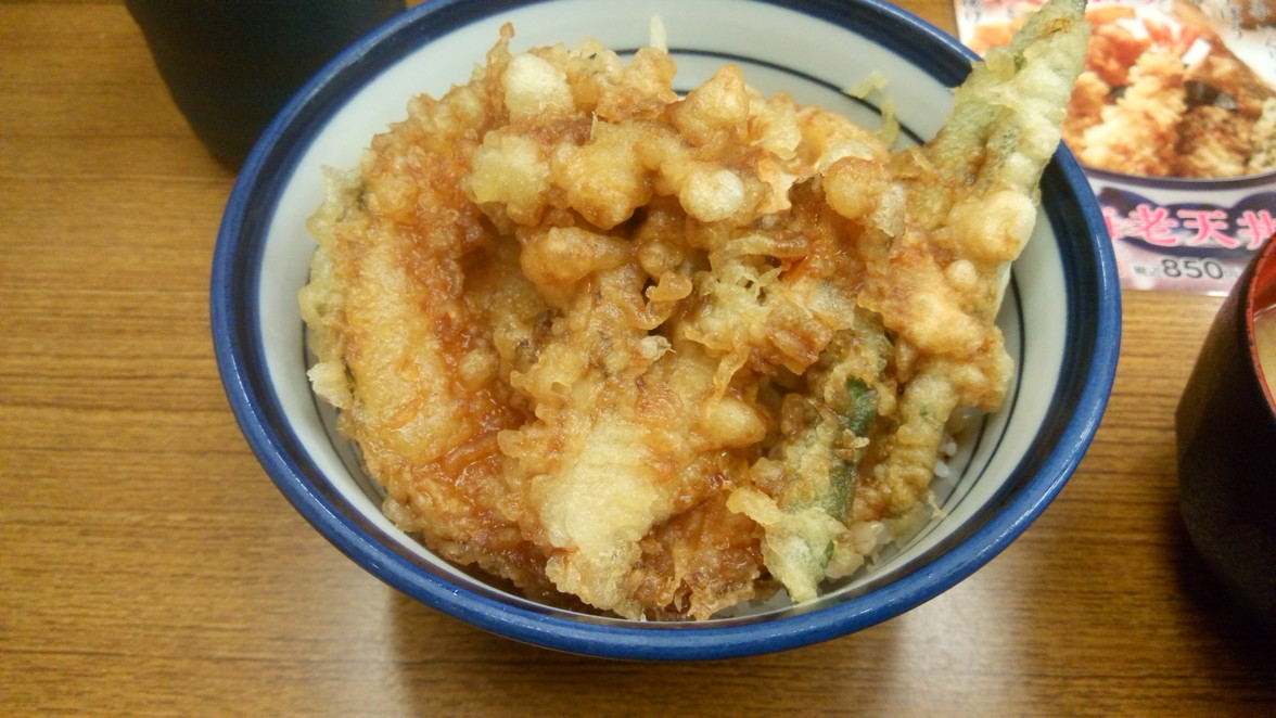 Tendon – Japanese food “tempura”